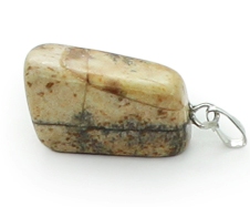 древесная яшма кулон